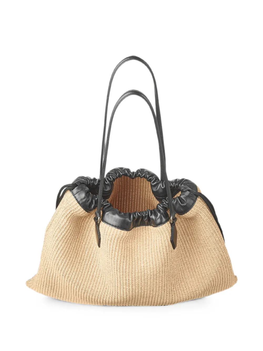 Jimmy Choo Drawstring Tote Large in Neutrals, view 5