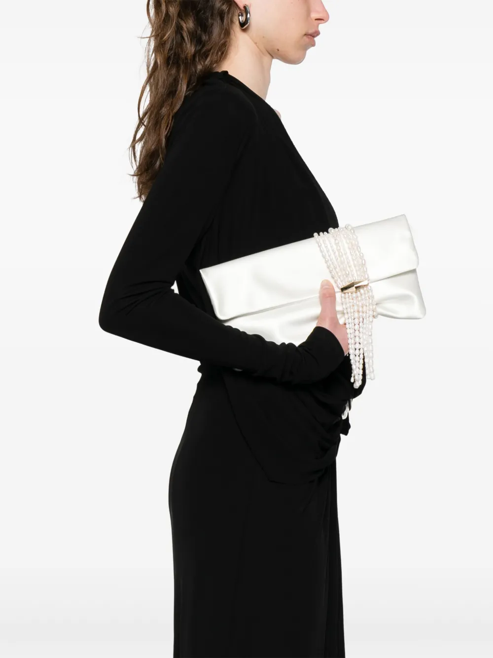 Jimmy Choo Zandra clutch - Wit