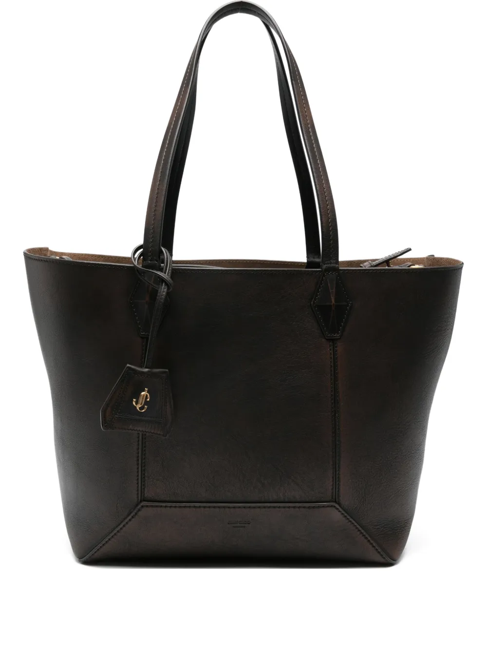 Jimmy Choo Diamond ハンドバッグ M - ブラウン Jimmy Choo Diamond ハンドバッグ M - ブラウン