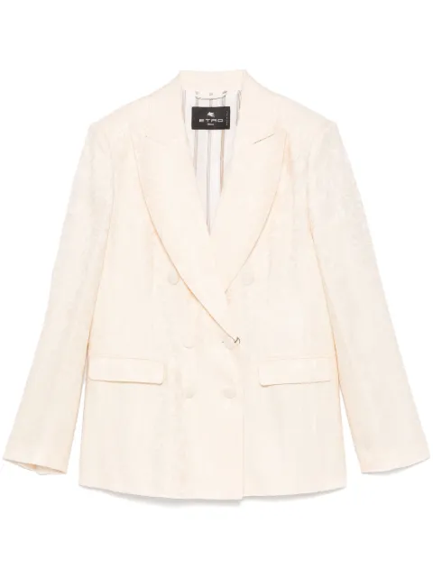 ETRO floral-jacquard blazer
