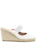 Malone Souliers Siena 70 wedge mules - White