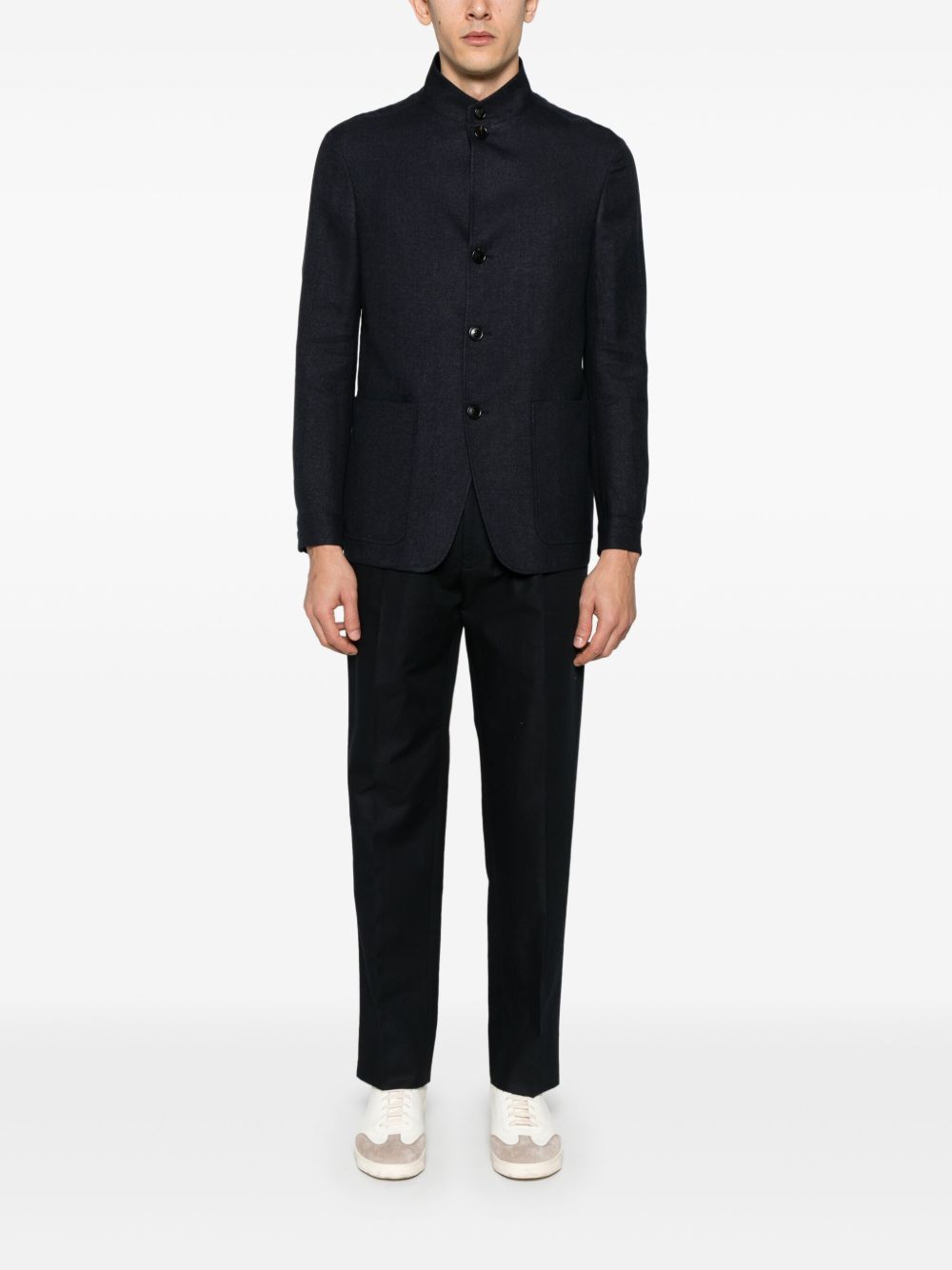 Zegna Twill jack - Blauw