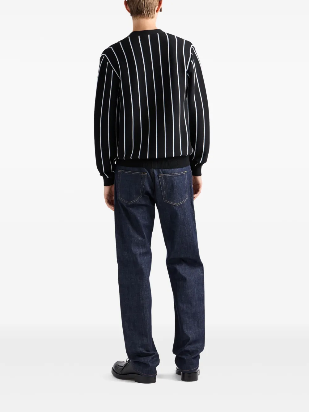 Prada Vest van scheerwol Zwart