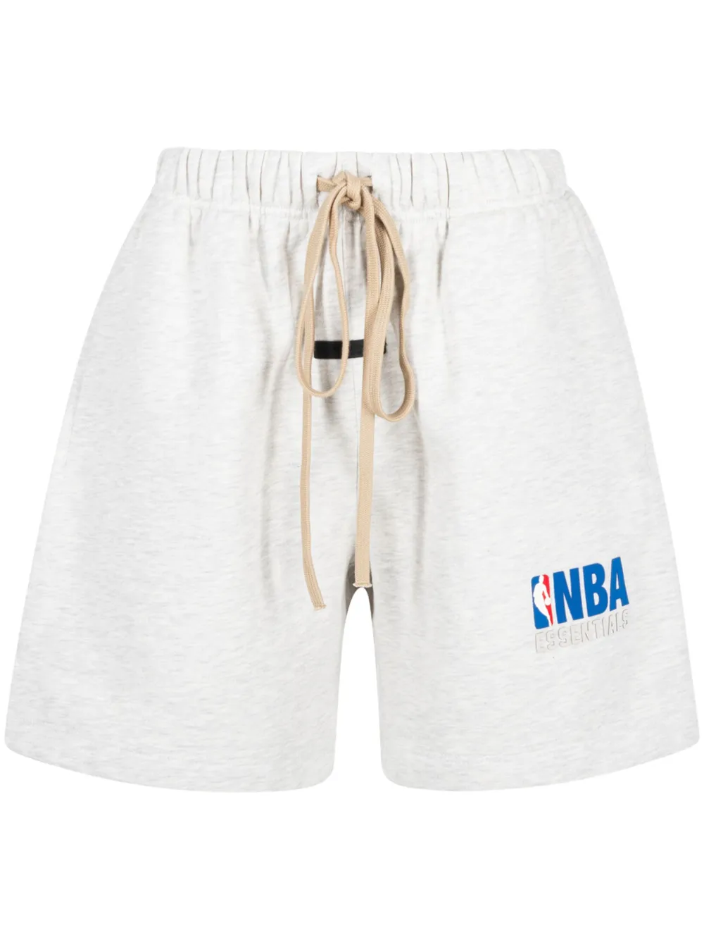 FEAR OF GOD ESSENTIALS NBA "Light Heather" trainingsshorts Grijs