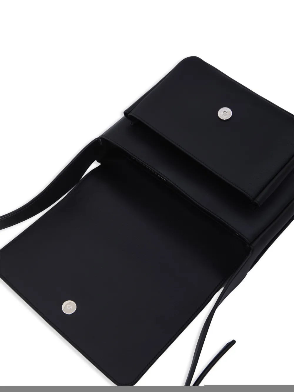 Saint Laurent Kleine leren messengertas Zwart