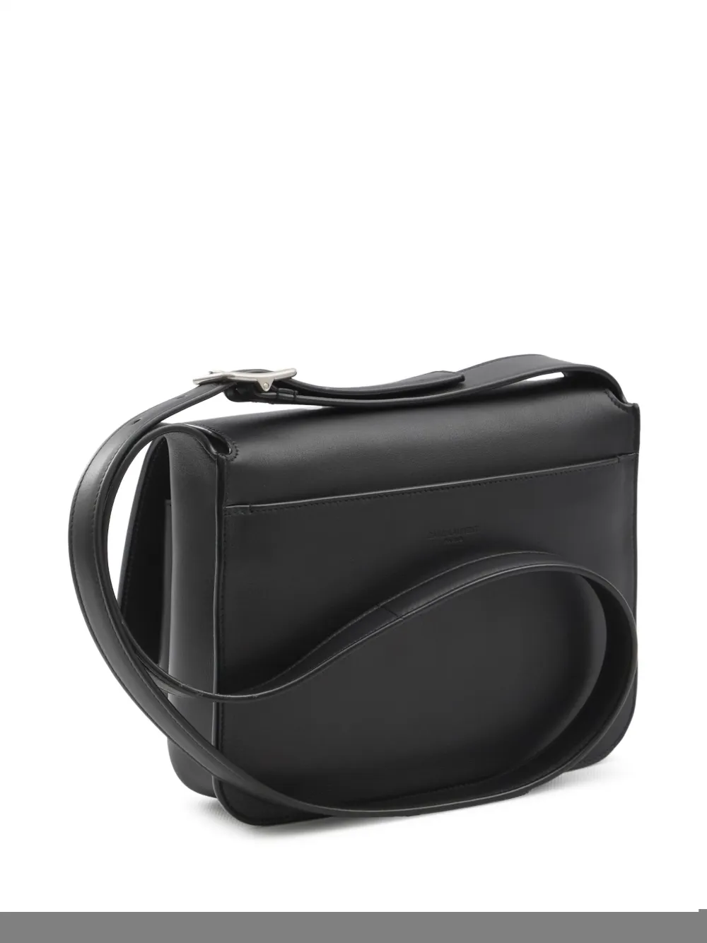 Saint Laurent Kleine leren messengertas Zwart