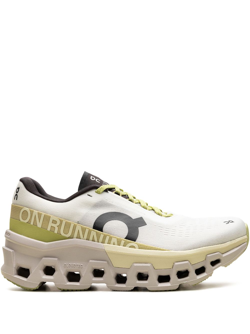 On Running Cloudmonster 2 "Undyed & Yellow" sneakers Beige