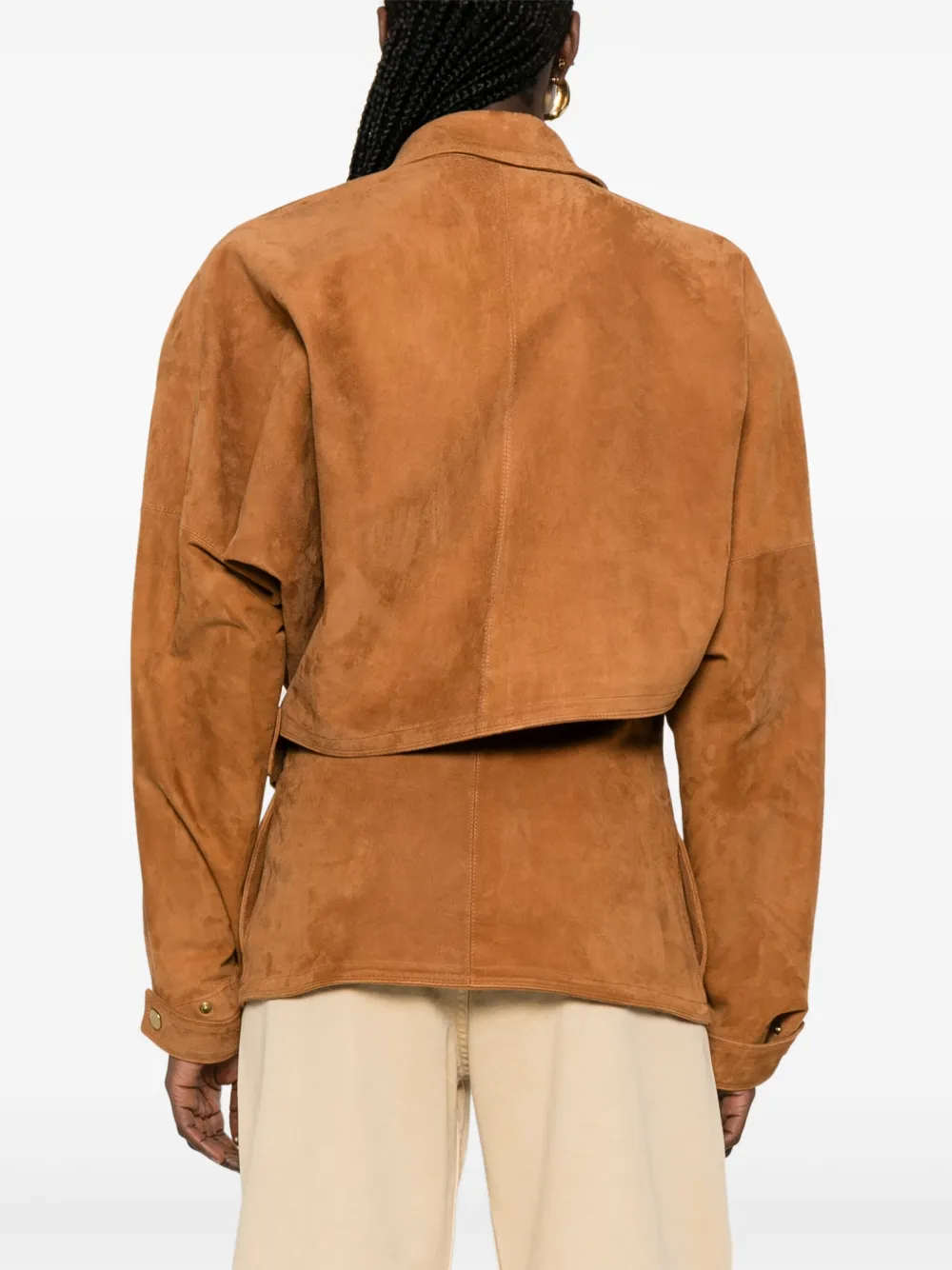 Shop Darkpark Cindy Jacket In Brown