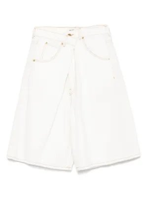 ショートパンツ DARKPARK Women Shorts  Burmudas 412320 WTR36PFAC77 WHITE WSPLYSPJY Women's Black and White Checkered Shorts Athletic