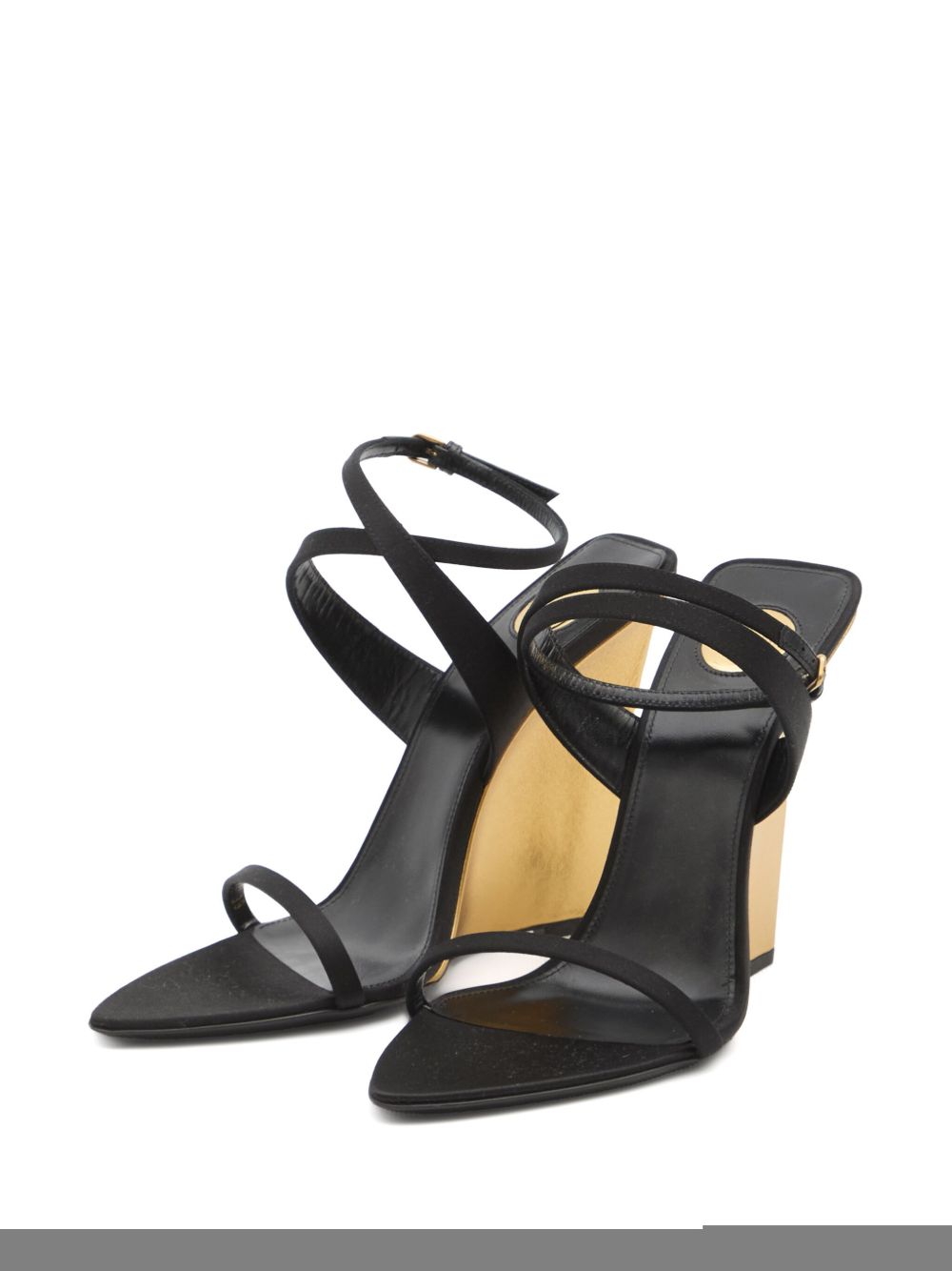 Saint Laurent Salomé sandalen - Zwart