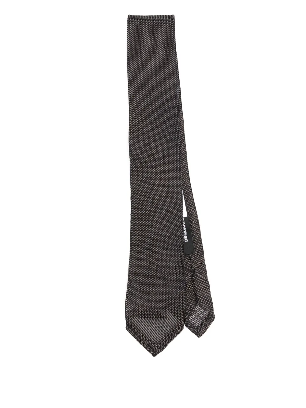 Dsquared2 Silk Tie In Neutrals