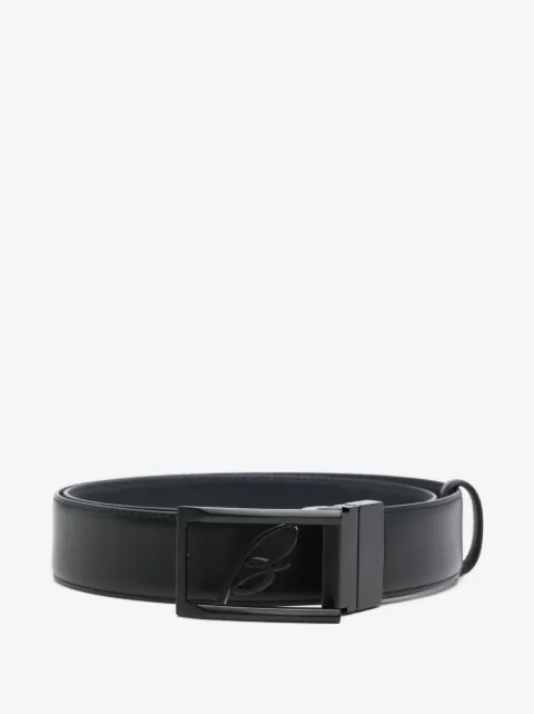 Brioni leather belt