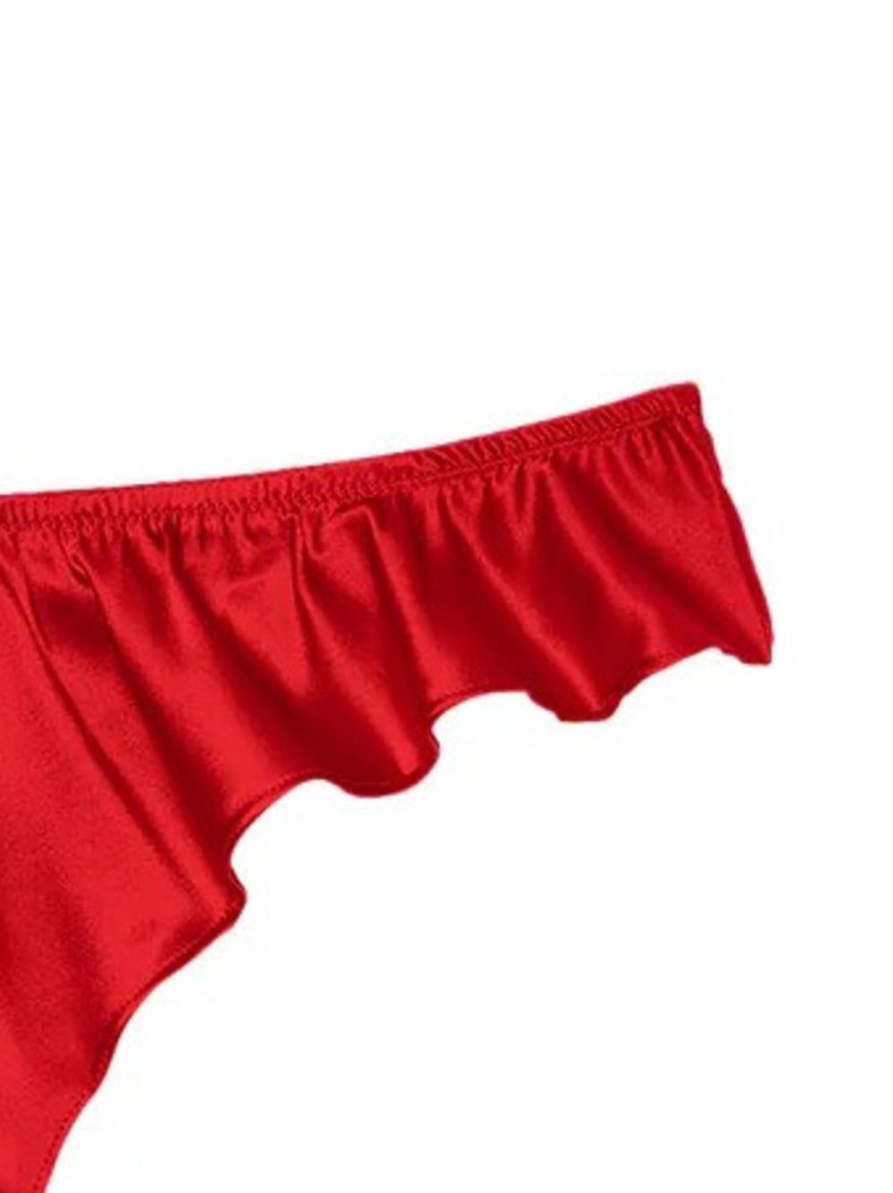 Fleur Du Mal Zijden slip - Rood