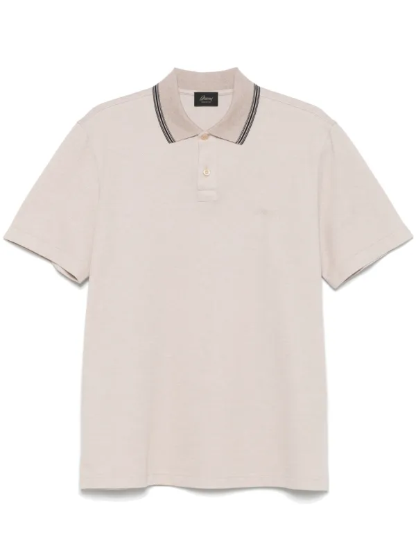 【新品未使用】Brioni ポロシャツ Lサイズ Brioni ポロシャツ | ニュートラル | FARFETCH JP