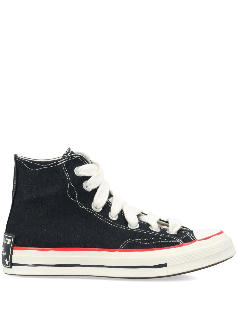 Converse Chuck 70 Hi Sketch Sneakers Black In Black/white/red