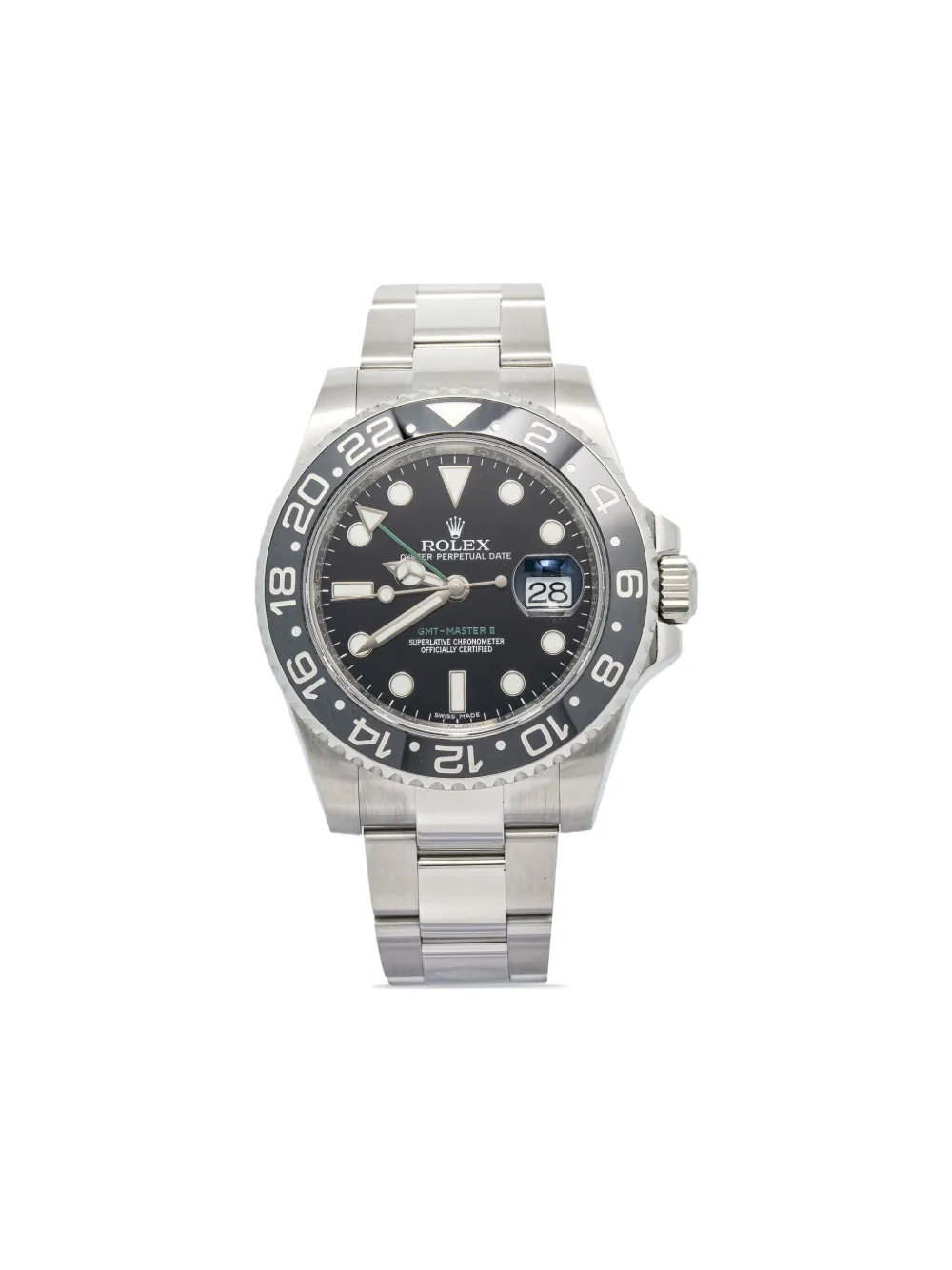 Rolex pre-owned GMT-Master II 40mm | Black | Image 1