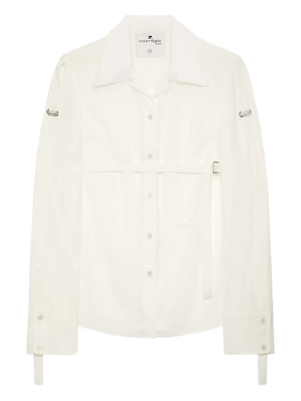Courrèges strap shirt