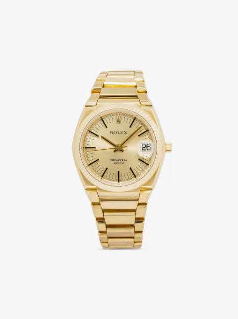 Rolex x Tiffany & Co montre Datejust 39 mm pre-owned