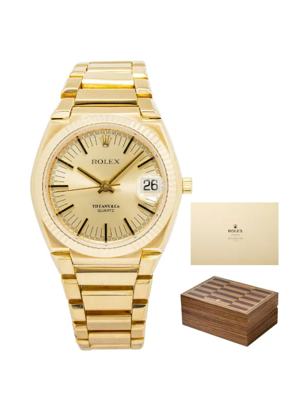 Rolex x Tiffany ＆ Co プレオウンド デイトジャスト 39mm | ゴールド