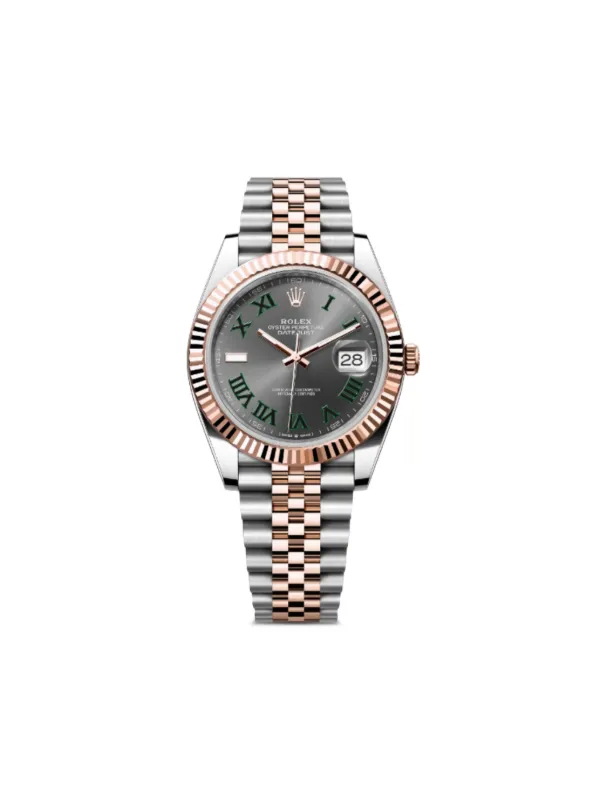 Rolex pre-owned Datejust 41mm Silver FARFETCH CZ