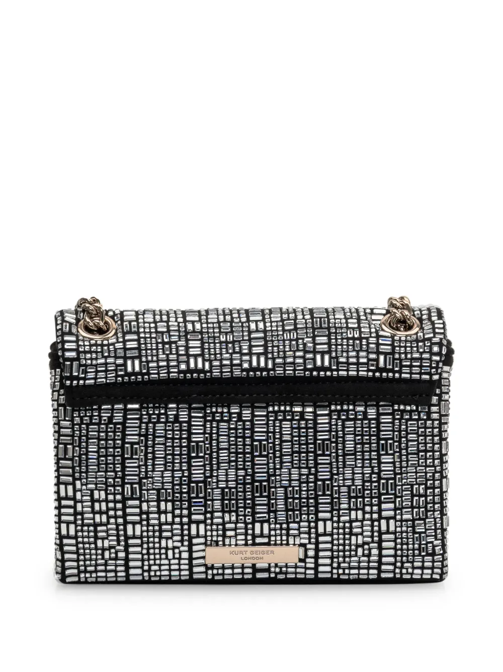 Kurt Geiger London mini Crystal Kensington shoulder bag - Zwart