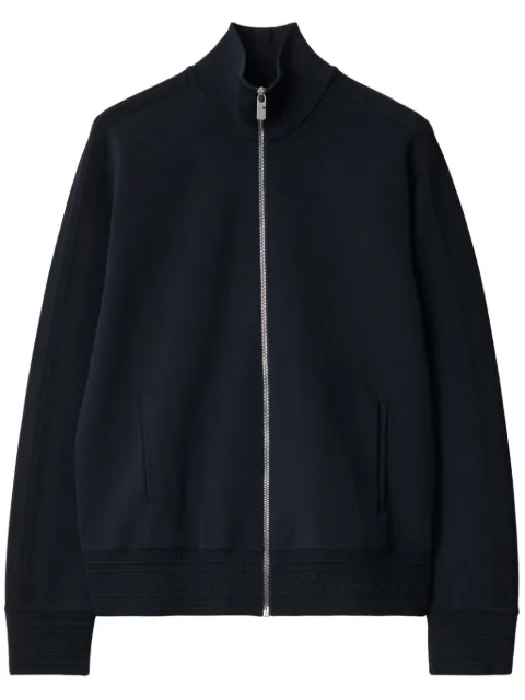 Burberry logo-embroidered sport jacket
