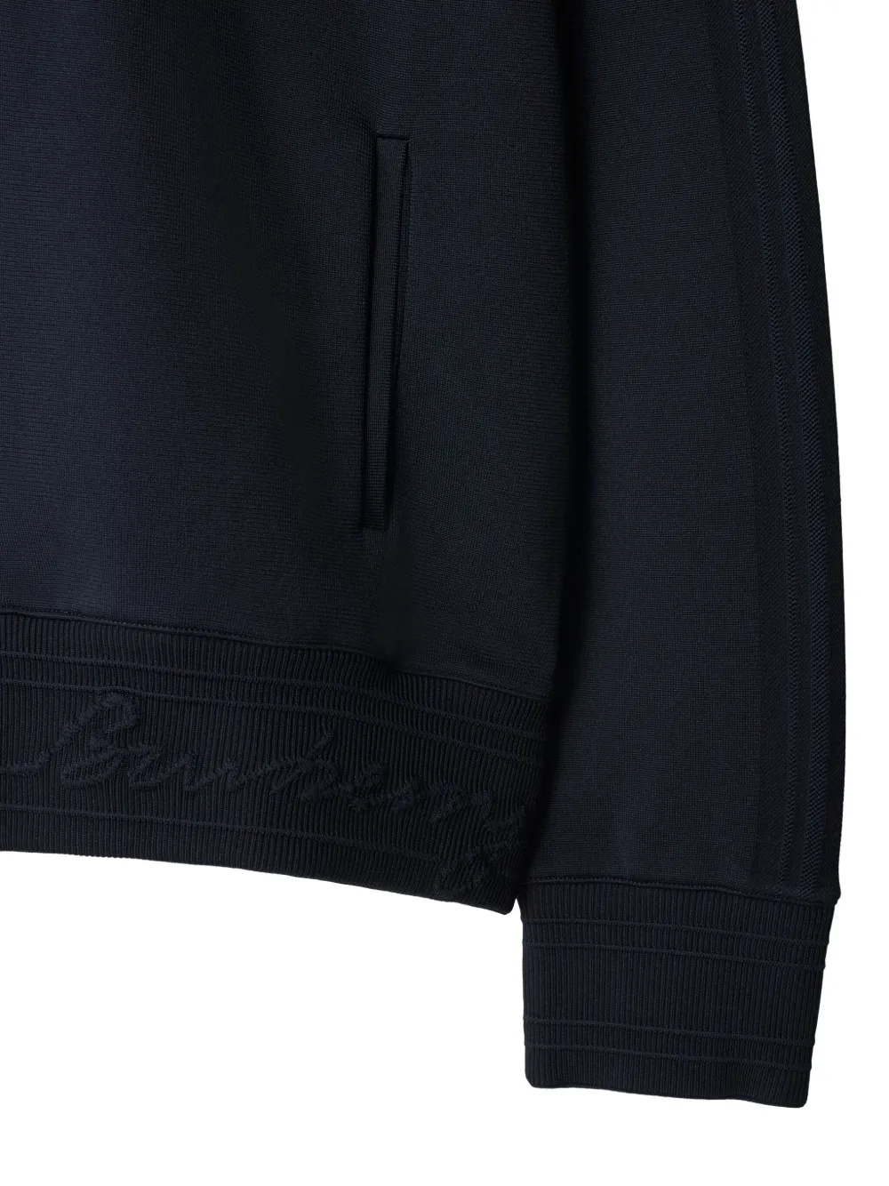 Burberry Sportjack met geborduurd logo Blauw