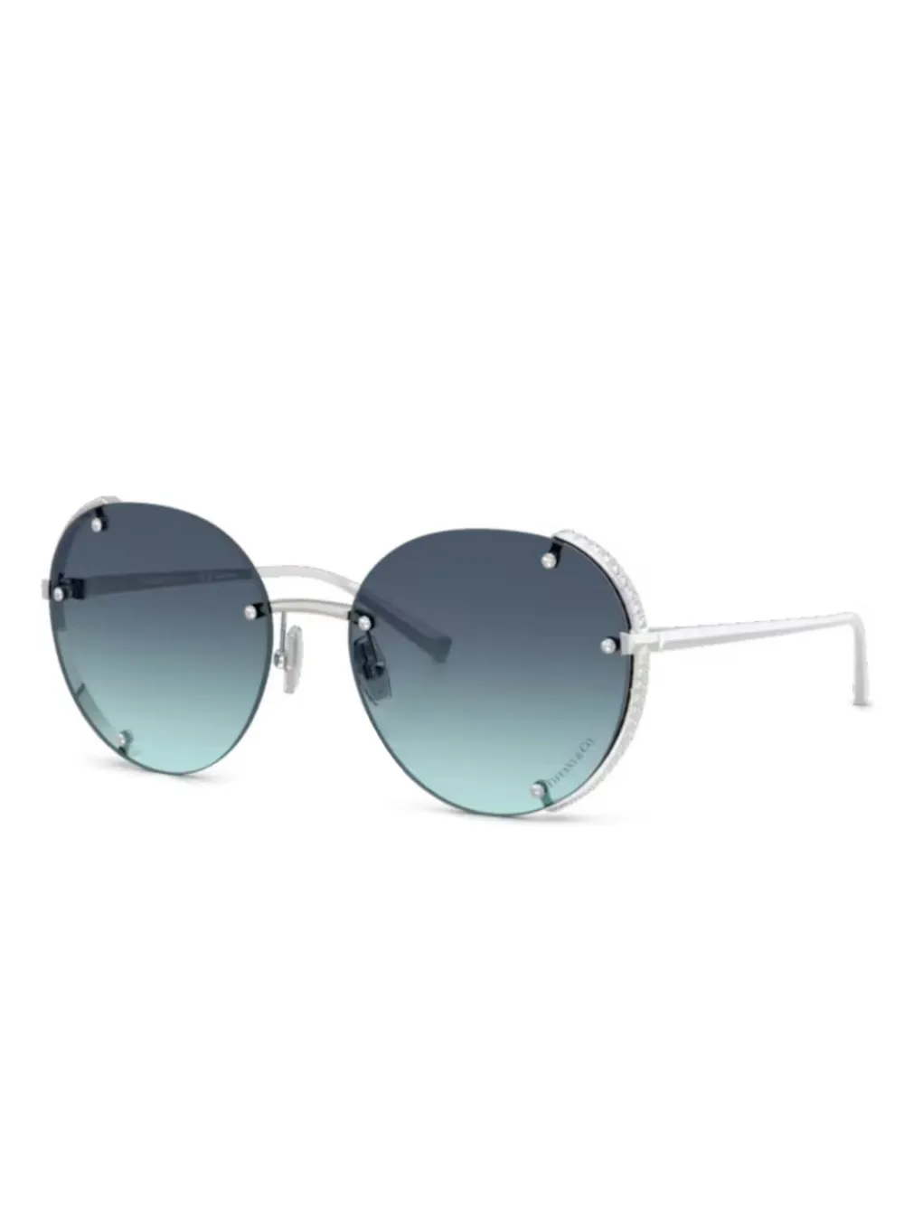 Tiffany & Co Eyewear round sunglasses | Silver | Image 1