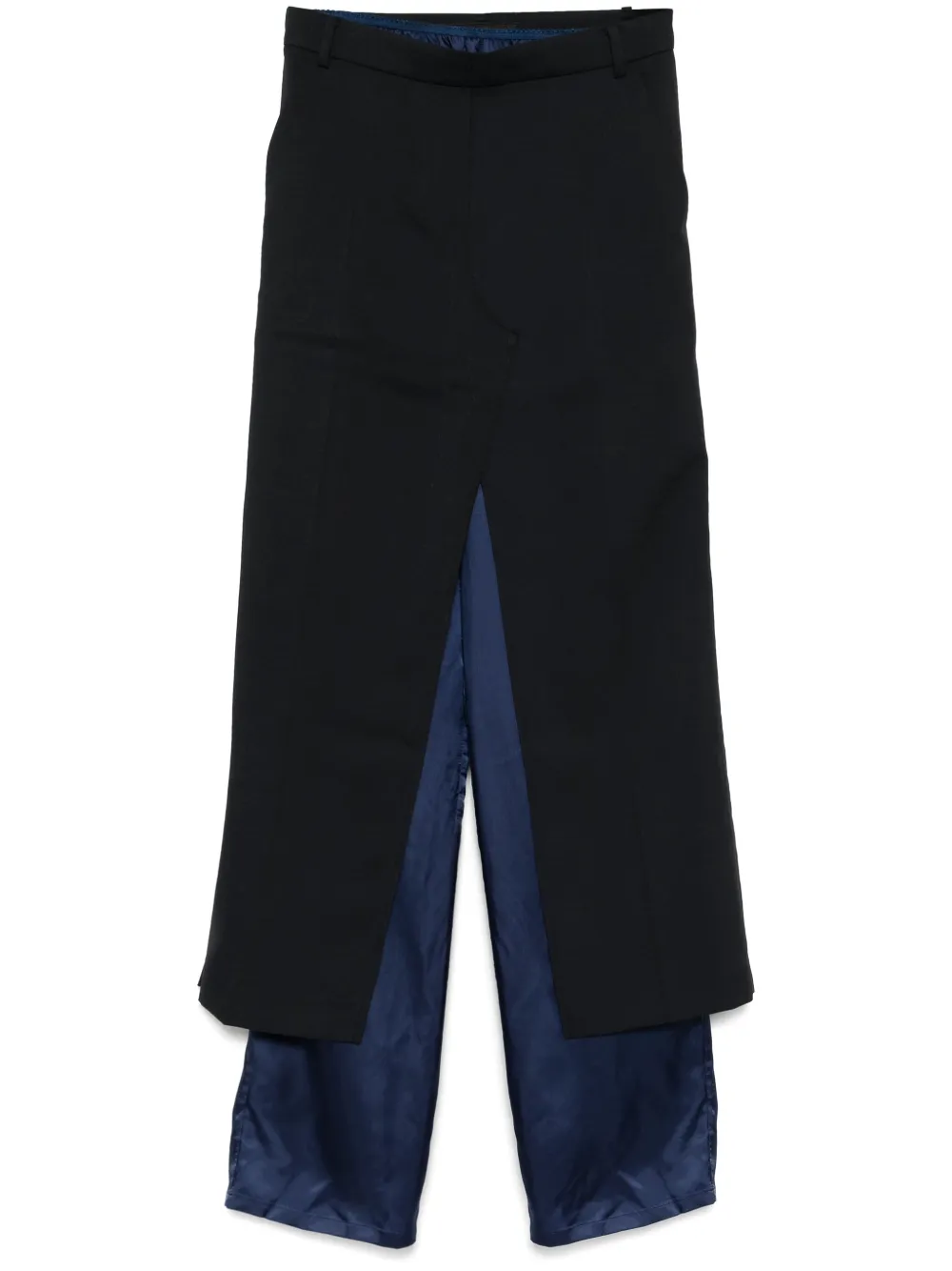 slip layered pants