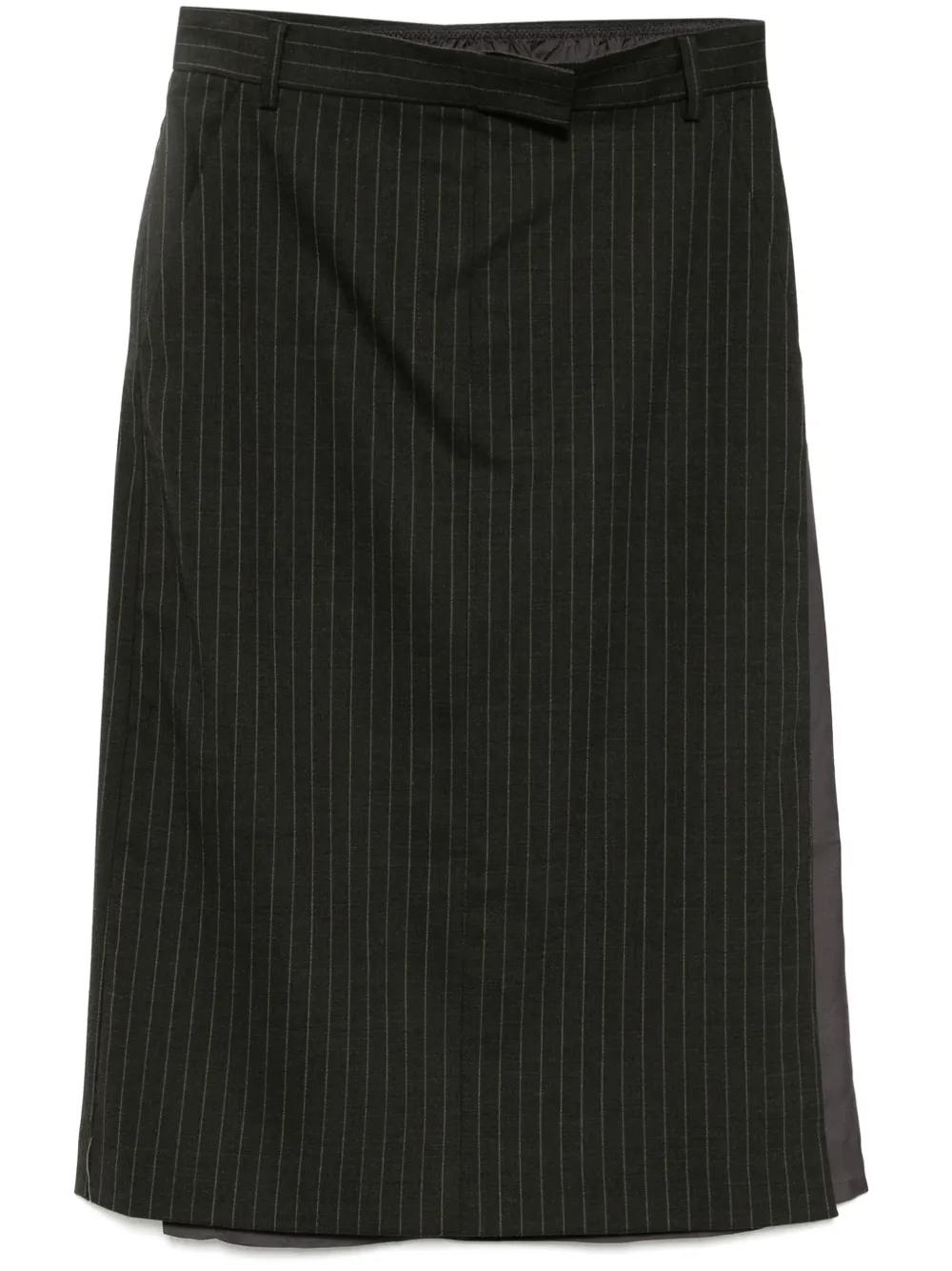 stripe H line skirt