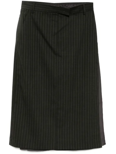 pushBUTTON stripe H line skirt