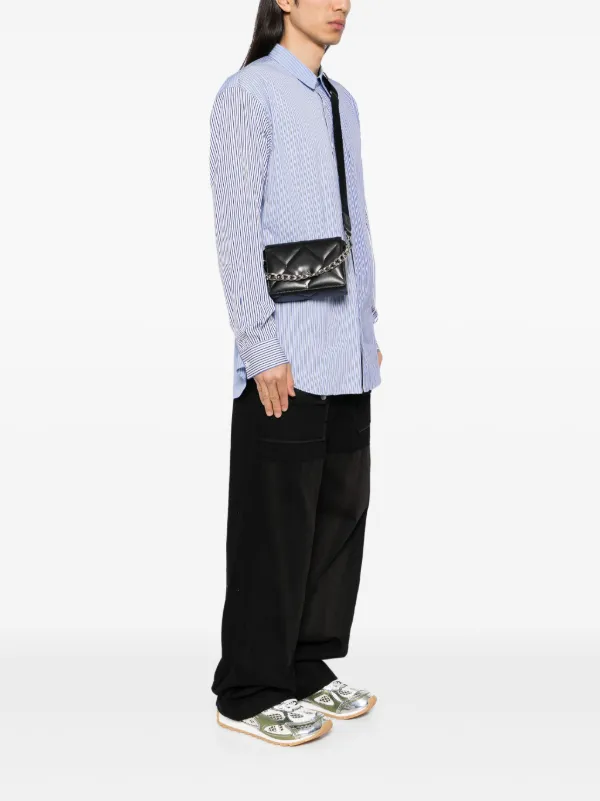 Juun.J レザーショルダーバッグ | ブラック | FARFETCH JP