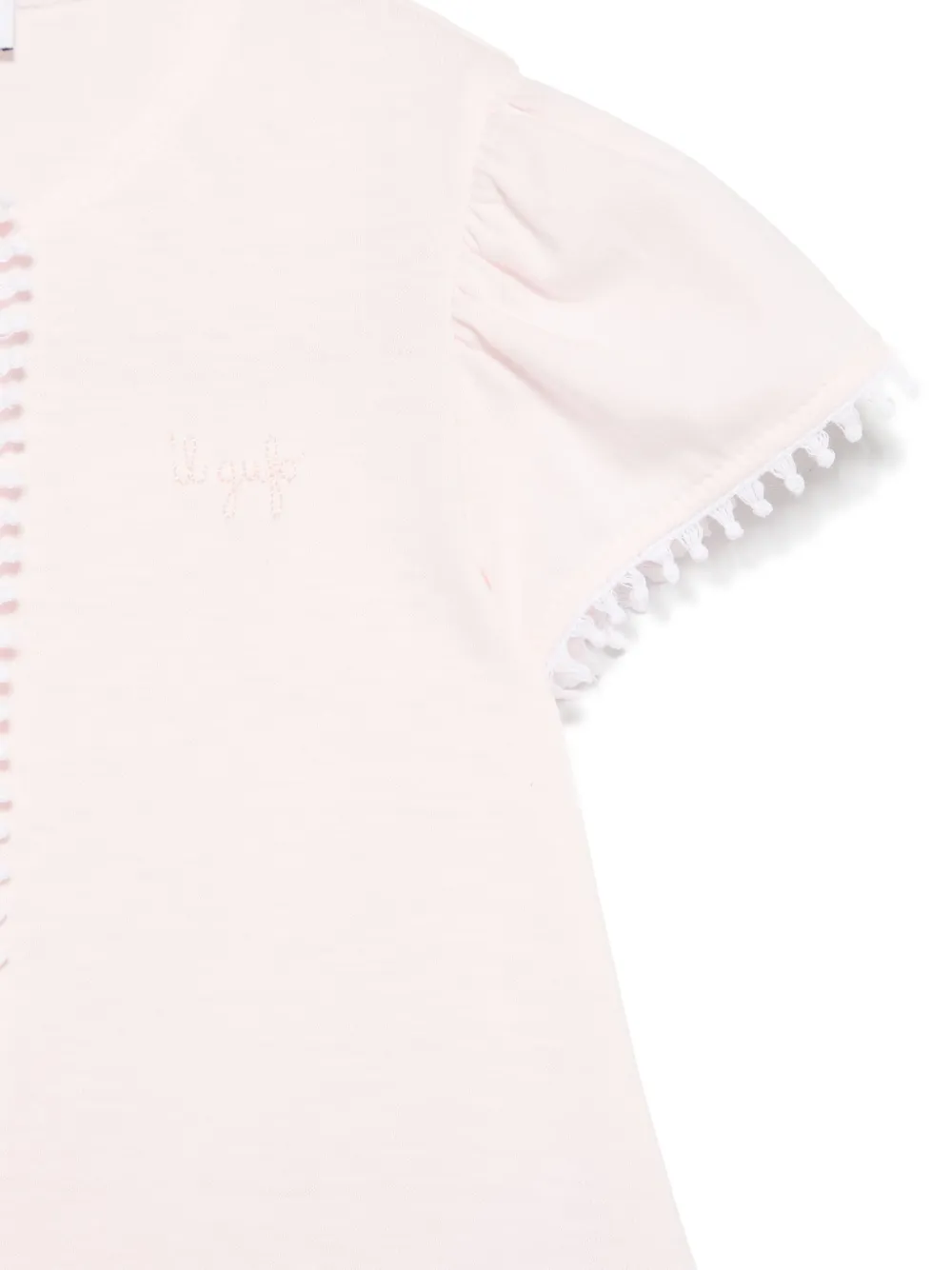 Il Gufo Romper met geborduurd logo Roze