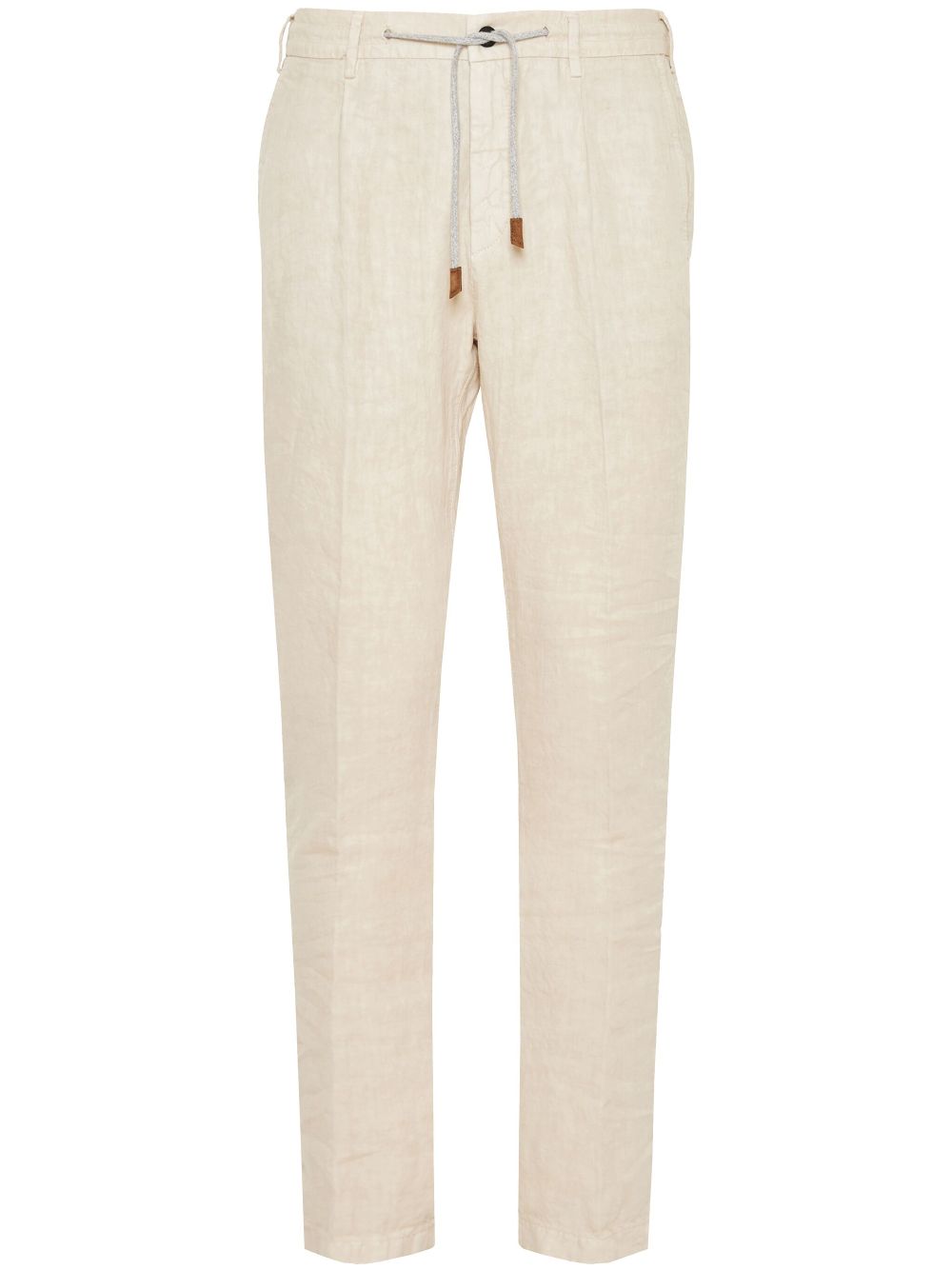 Eleventy drawstring tapered trousers - Neutrals