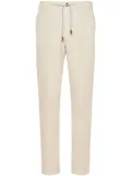 Eleventy drawstring tapered trousers - Neutrals