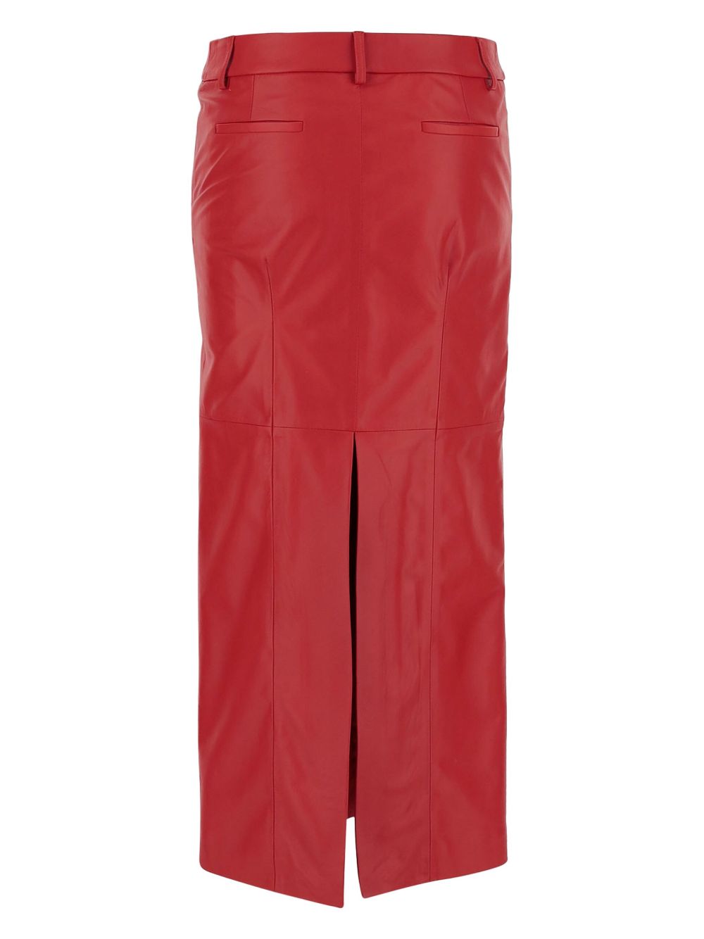 ARMARIUM Leren rok - Rood