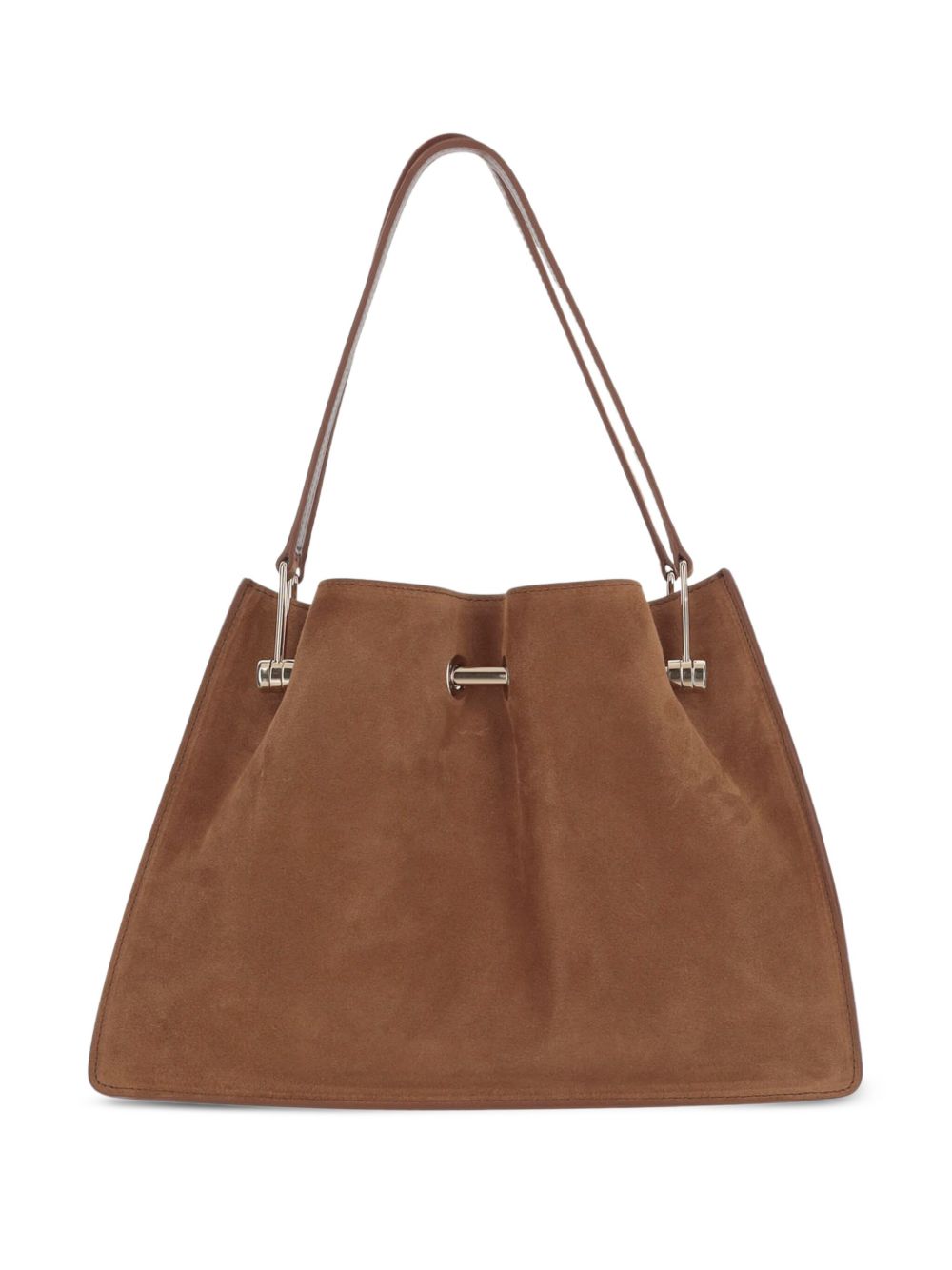 Giorgio Armani Shopper met streepdetail - Bruin