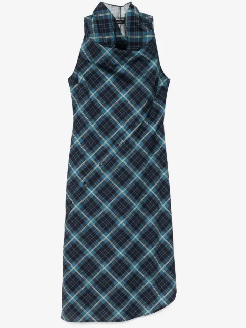 pushBUTTON halter sleeveless dress