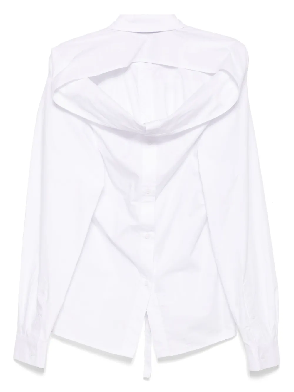 PushBUTTON Vierkante blouse - Wit