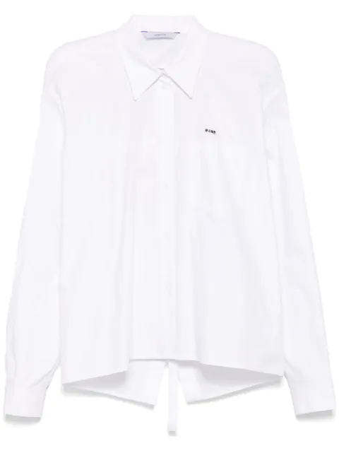 pushBUTTON camisa con diseño cuadrado