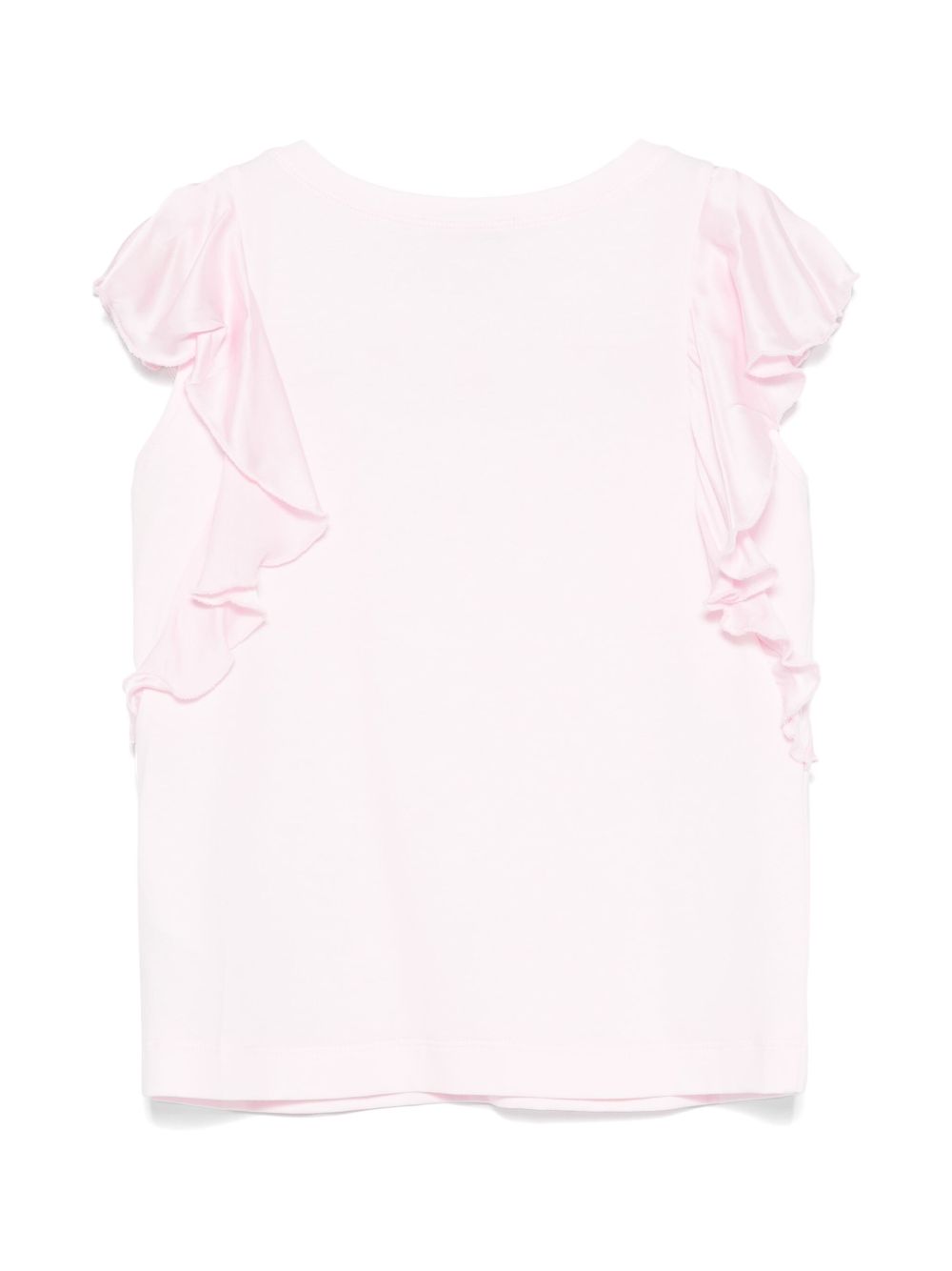 Monnalisa Tanktop met ruches - Roze