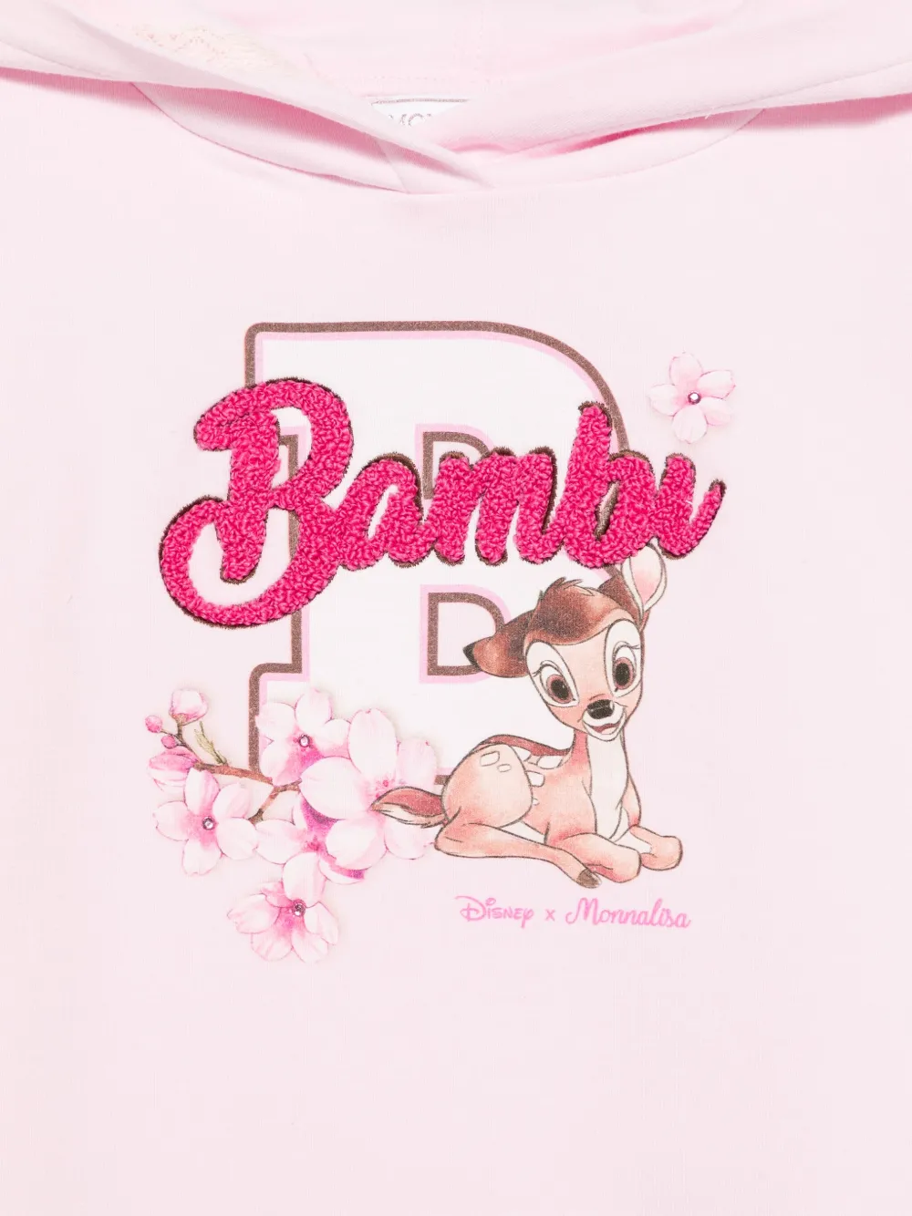 Monnalisa x Disney hoodie met Bambi-print Roze