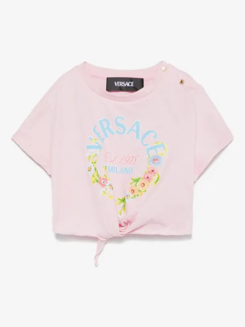 Versace Kids logo-print T-shirt