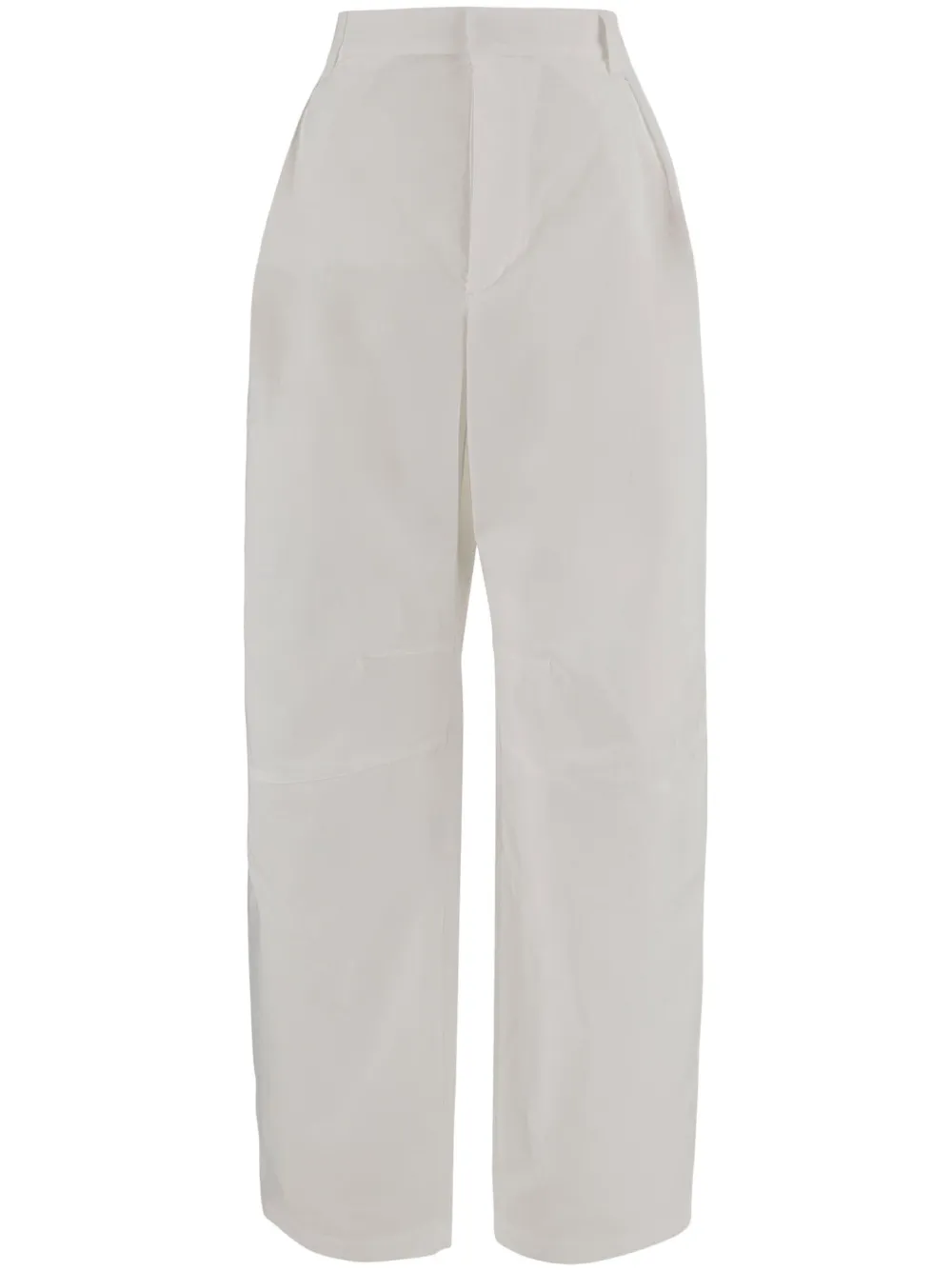 high-waisted trousers