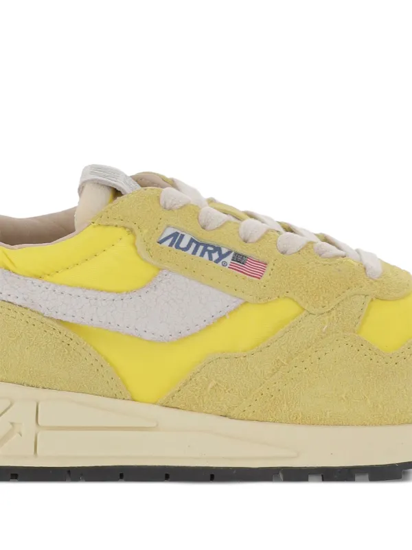 靴 AUTRY REEL WIND YELLOW 22.5 Autry Reelwind Low Sneakers | Yellow | FARFETCH