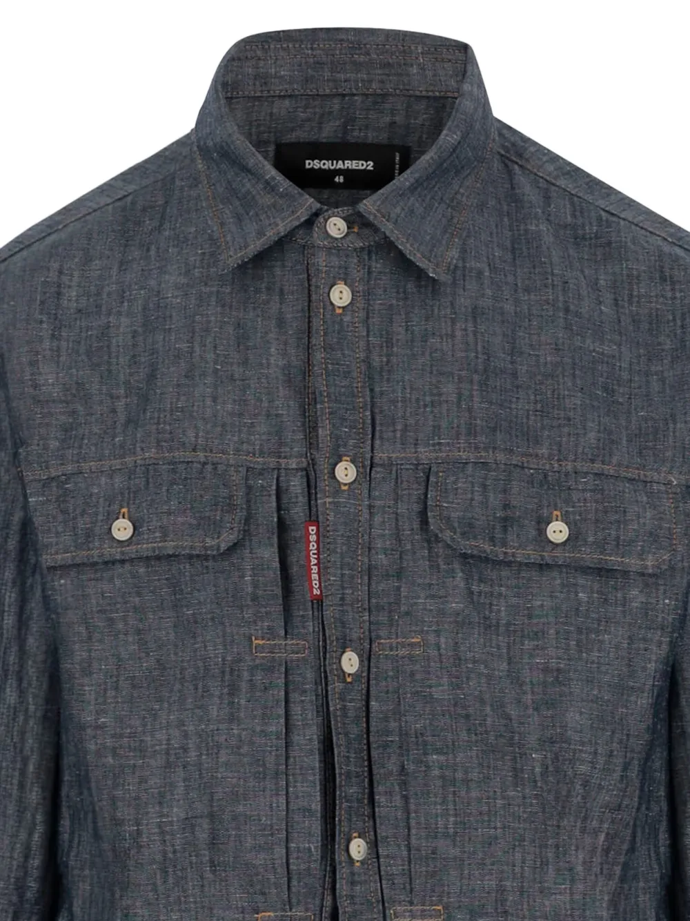DSQUARED2 Chambray overhemd Blauw