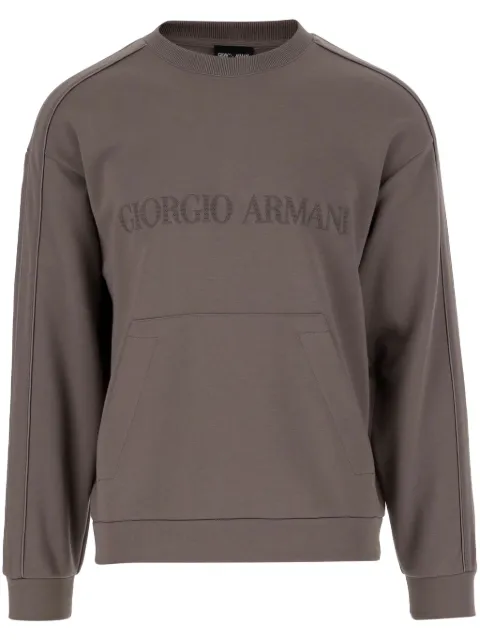 Giorgio Armani logo-print sweatshirt