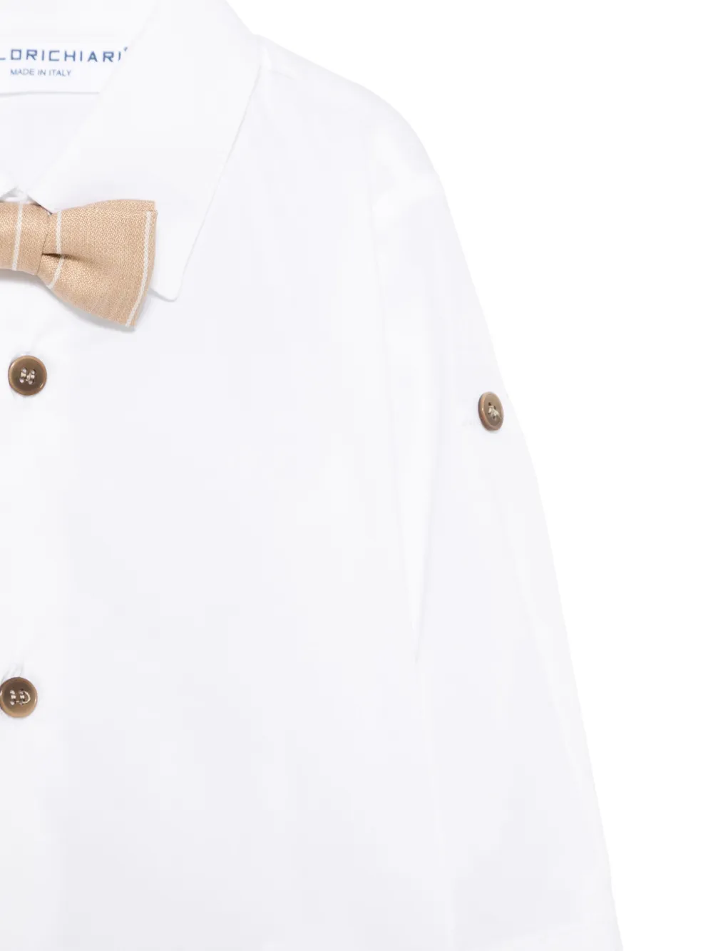 Colorichiari Gestreepte top en shorts Wit