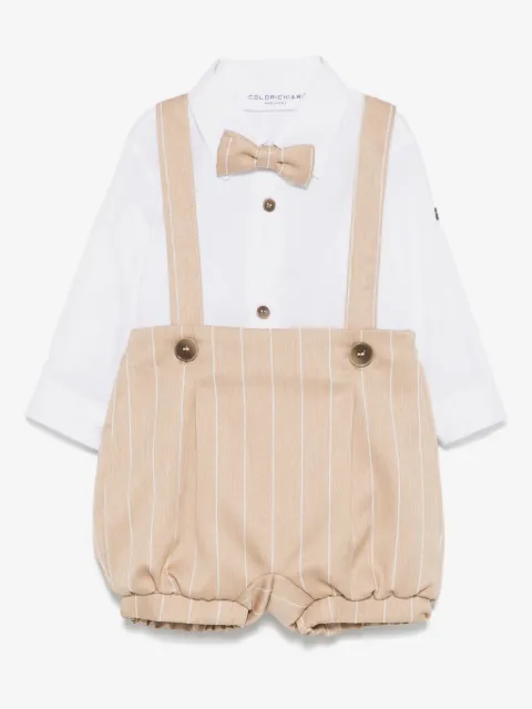 Colorichiari striped short set