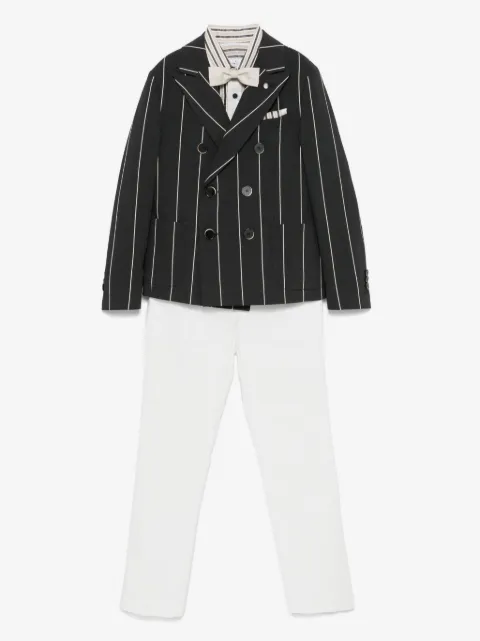 Colorichiari striped suit (set of three)